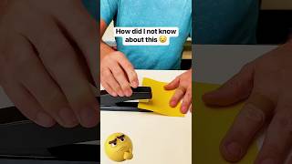 Stapler Hidden Hack!! 🤯🤔📄 #shorts #youtubeshorts #handyhacks