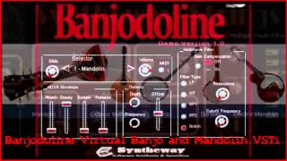 Video thumbnail of "Midnight In Montgomery (Alan Jackson, Don Sampson) Banjodoline Mandolin, Strings, Rhodes VST"