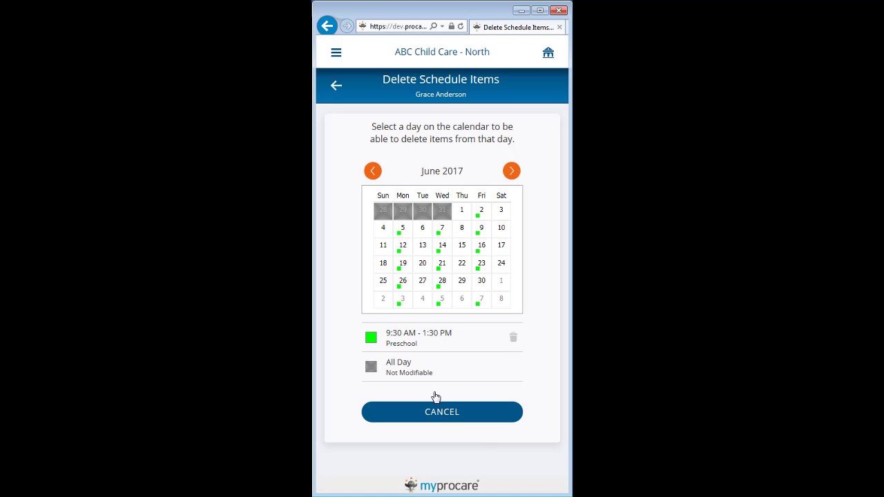 Schedule Your Child In MyProcare - YouTube