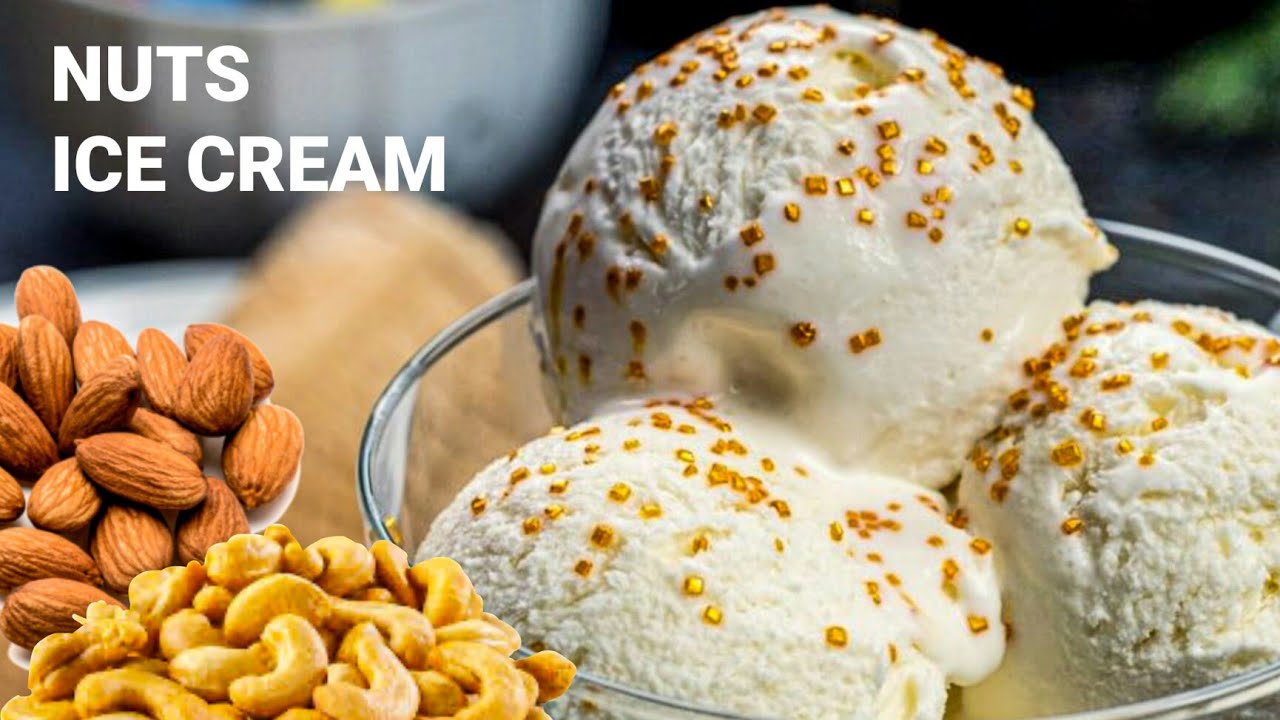 Nuts Icecream Recipe - Badam & Cashew Icecream