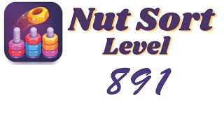 Nut Sort Level 891 Walkthrough | Nuts — Color Sort 891 solution