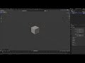 how to make a cube in blender
