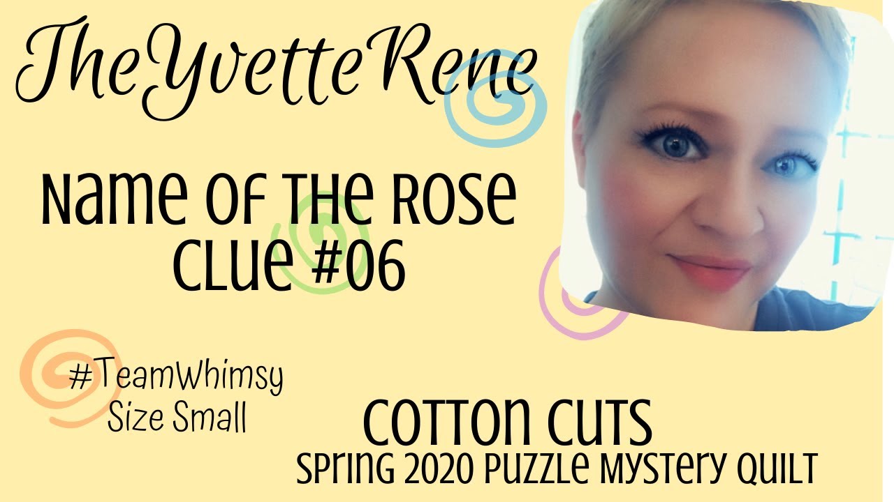 SEWALONG | Small Whimsy Clue 06 | Cotton Cuts 2020 Spring PMQ Name of ...