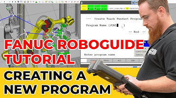 FANUC Roboguide-zelfstudie: een nieuw programma maken