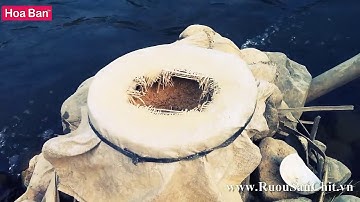 Cối giã gạo bằng nước ở Tây Bắc