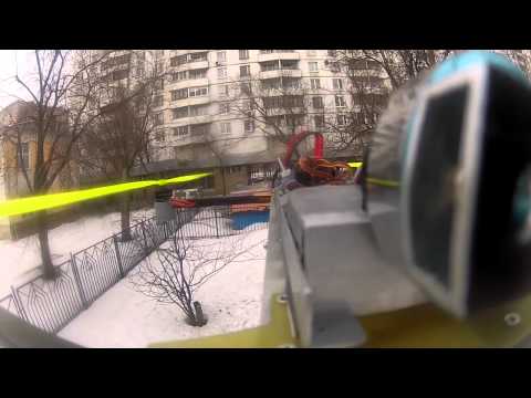 Brushless gimbal with camera backward orientation