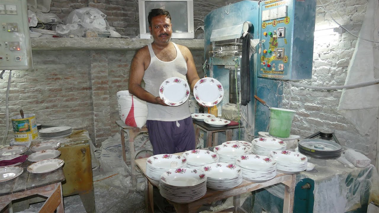 How Thermoset Plastic Plates Are Made in The Factory