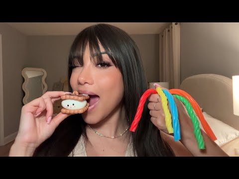 FAKE FOOD ASMR 🥭 ALL NEW TRIGGERS (Mouth Sounds)