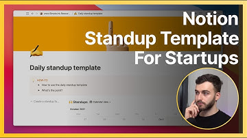 Notion Standup Template for Startups (Free) - Daily/Weekly Standup
