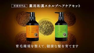 薬用和漢スカルプヘアケアセット WEB動画