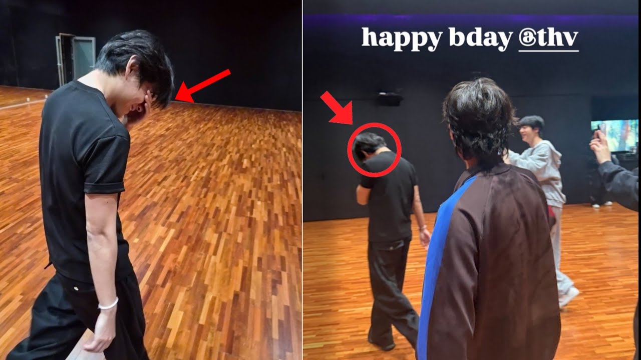 Участники BTS довели Ким Тэхёна до слёз радости в день его рождения!