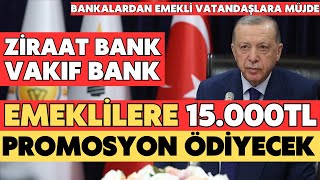 Emekli̇ Promosyon Tutari 15000Tl Müjdesi̇ Erdoğan Tali̇mat Verdi̇ Banka Promosyonlarinda Yeni̇ Adim