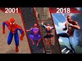 Evolution of Spider-Man Games Graphics (2001 - 2018) | PC* and PS4