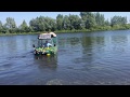 Летние испытания болотохода в реке ч3