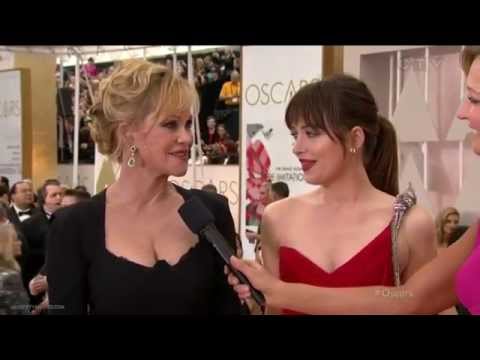 Dakota Johnson at the Oscars Red Carpet