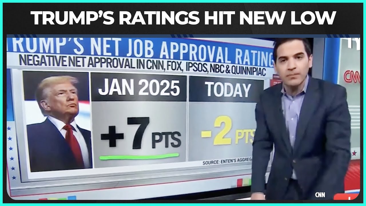 Trump's Approval Ratings Hit Historic Low
