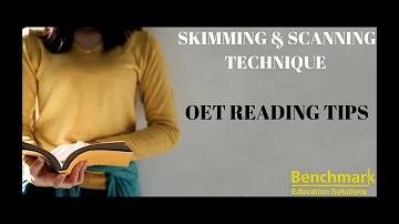 OET Reading Tips - How to use Reading Skimming & Scanning Skills in 1 min?