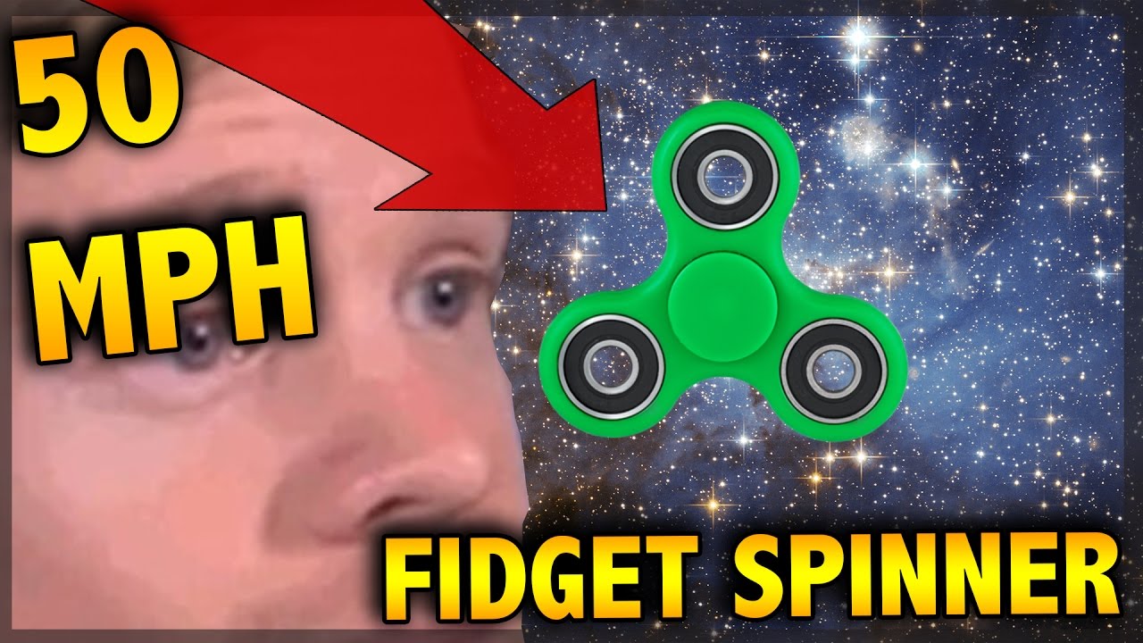 50 MPH Fidget Spinner VS 25 Foot Drop - Not Clickbate - Breaking a fidget Spinner