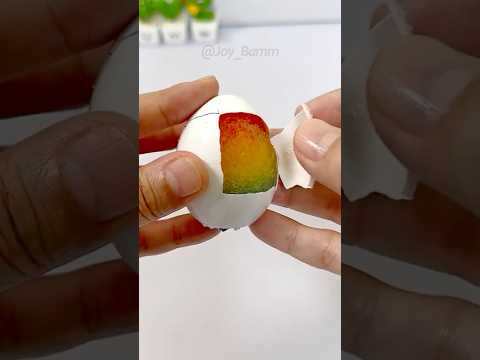 무지개 계란 만들기🌈DIY Rainbow Egg #orbeez