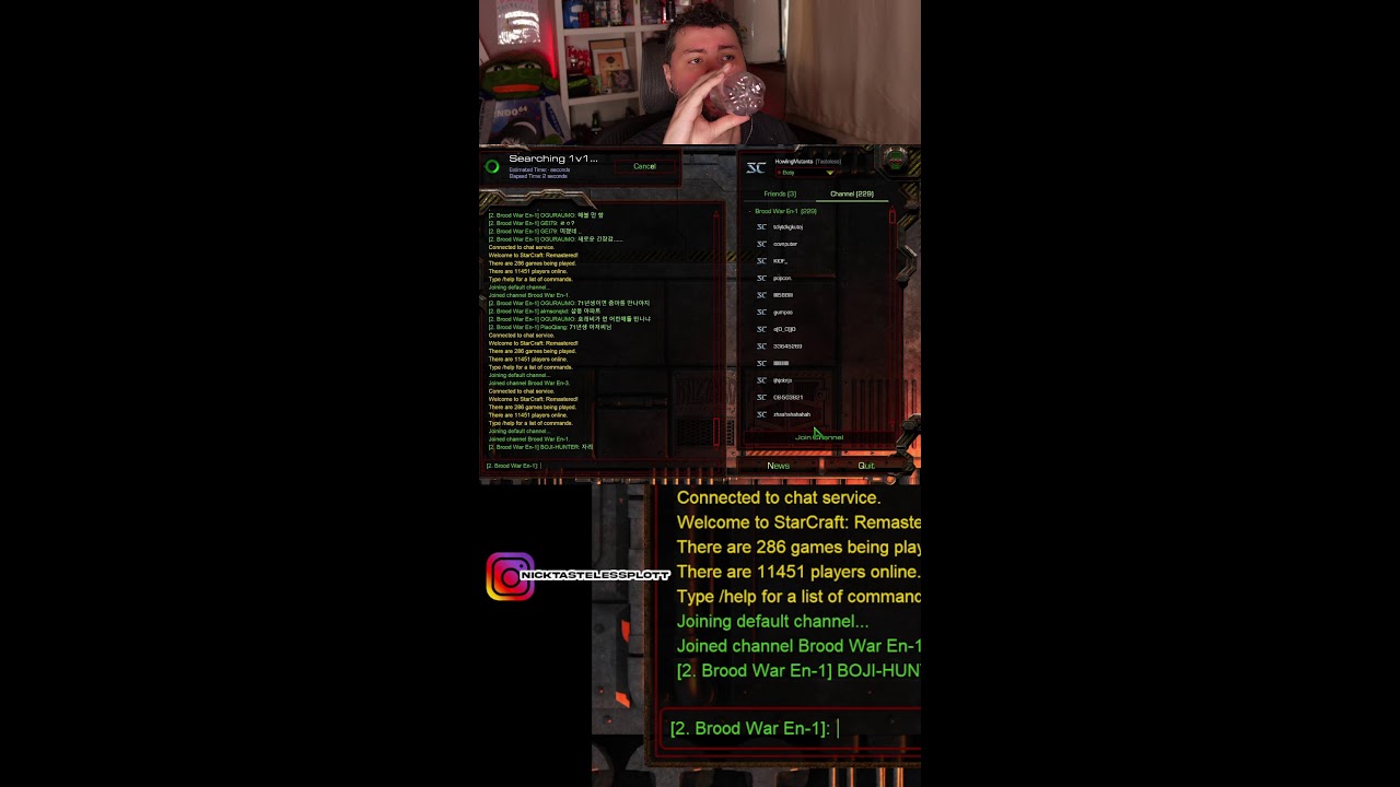 [Phone layout] Streamin! Let's hang!
