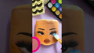Asmr Satisfying With Unboxing Review Makeup Pink Glitter Roblox Baddie Paper Craft Dress To Impress
