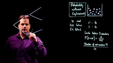 Probability without Replacement. GCSE 9-1Maths Edexcel Specimen Paper 1H Q24
