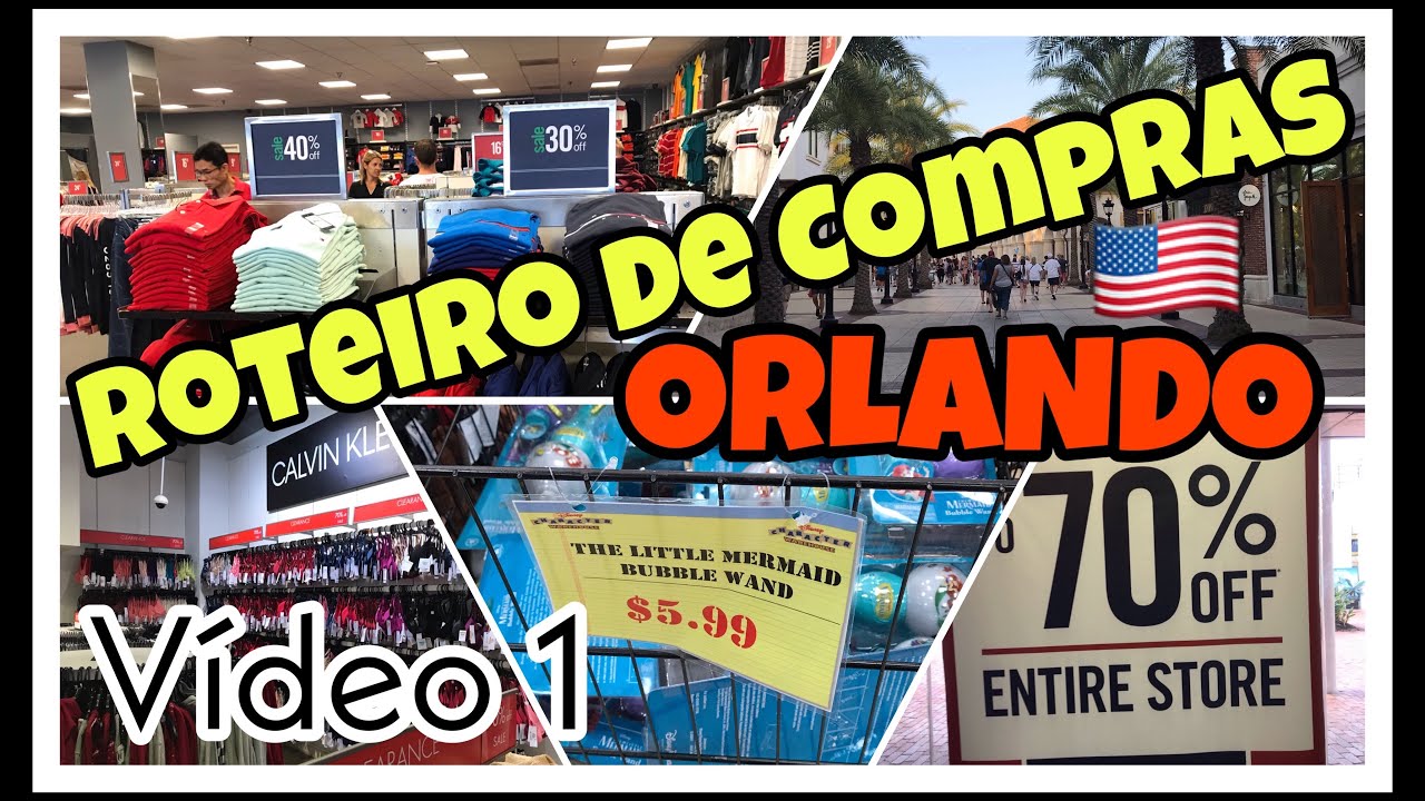 MELHOR ROTEIRO DE COMPRAS EM ORLANDO - PARTE 1 | DISNEY 2019