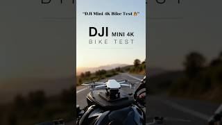 DJI Mini 4K Bike Test 🔥😳🚴‍♂️