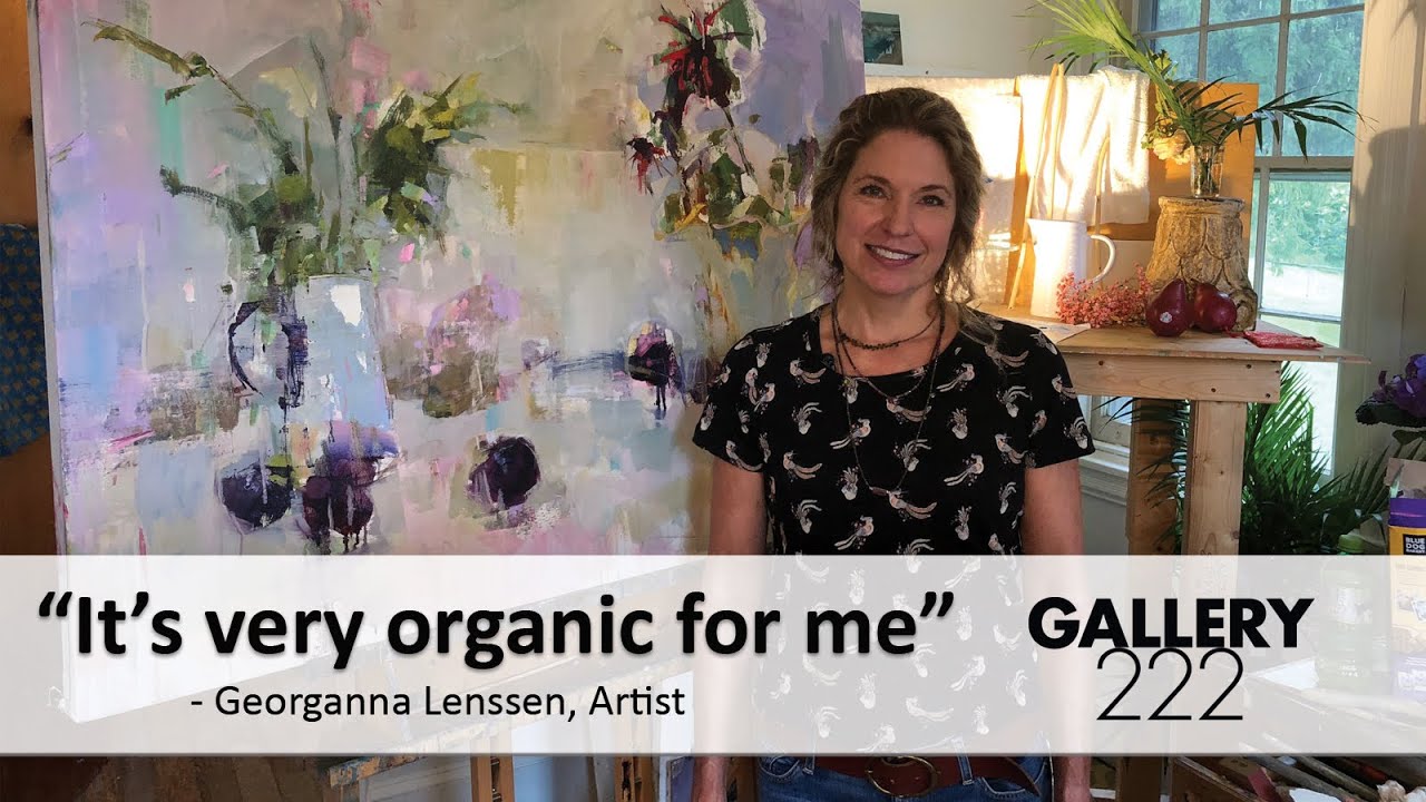 It's very organic for me - Georganna Lenssen showing at Gallery222 Malvern