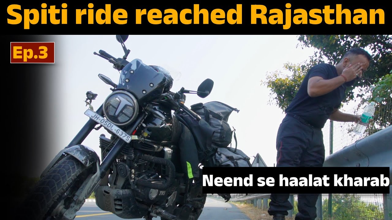 Ep.3 Agra - Lucknow expressway par neend se pareshan | Winter spiti motovlog