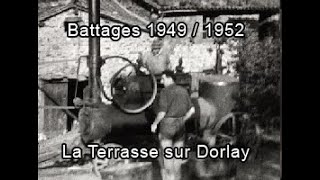 La TerrassesurDorlay les battages 1949  1952
