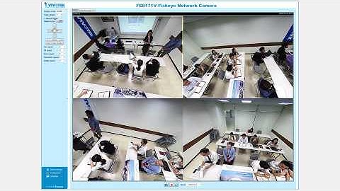 FE8171V Fisheye Network Camera - Multiple Display Modes