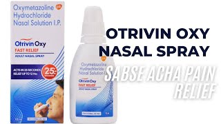 Oxymetazoline Hydrochloride Nasal Solution I.p. Otrivin Oxy Fast Relief Adult Nasal Spray