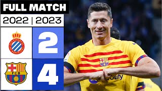 RCD Espanyol 2 - 4 FC Barcelona 2022/23 | PILNAS MAČAS