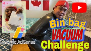 Google Adsense Pin Received! Sasahod nbh?||Bin bag vacuum challenge???