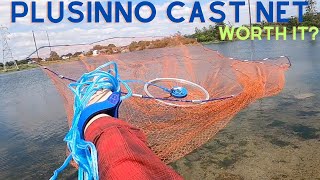 Reviewing the PLUSINNO Cast Net with Aluminum Frisbee 5 foot