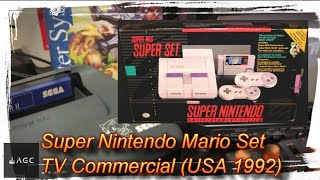 Game Archive - Super Nes Super Mario World Set - Tv Commercial Usa 1992