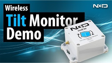 Test Wireless Tilt Sensor using NodeRED in Quick Video