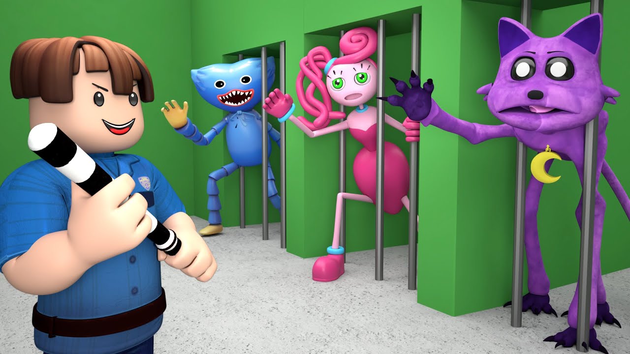 ROBLOX Brookhaven 🏡RP: Побег из тюрьмы POPPY PLAYTIME от Catnap - Побег из тюрьмы | Roblox Jack