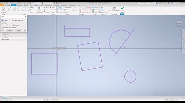 Tutorial.7 Move, Copy, Rotate, Trim, Extend, Split, Scale, Stretch, Offset Command In Inventor 2020