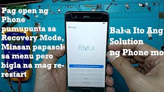 Huawei P10 (VTR-L29) AUTO RECOVERY MODE/ AUTO RESTART SOLUTION. Pag ON ng CP Pumupunta sa Recovery..