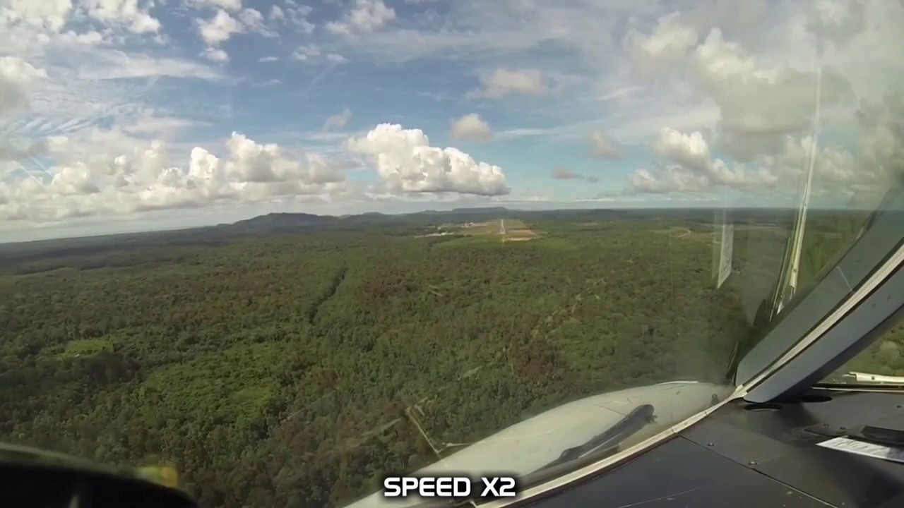 Approche et atterrissage à Cayenne Rochambeau en A340 YouTube