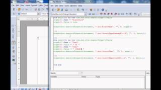 Watch the window of code at a macro on Apache OpenOffice.org Writer