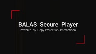 BALAS Software Lock ( Preventing screen recording ) video, PDF and audio content can be protected screenshot 1