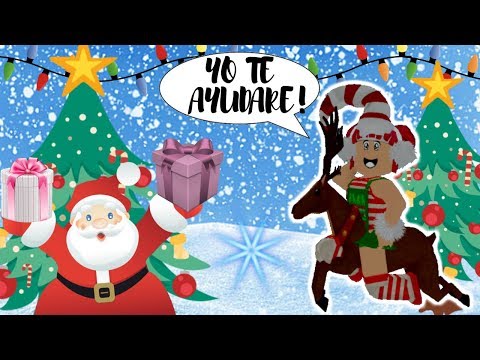 Candy La Muneca Ayuda A Entregar Regalos A Santa Roleplay - busco papis y son muy malos conmigo adopt me roblox