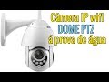 Câmera IP Wifi Externa Dome PTZ HD App ICSee Prova d'água - TioChicoShop