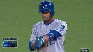 ALCS Gm4: Escobar drives in four on two hits vs. Jays