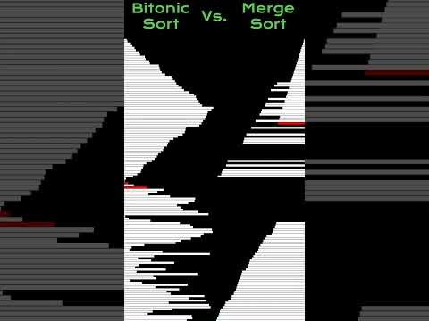 #mergesort Vs. #bitonicsort