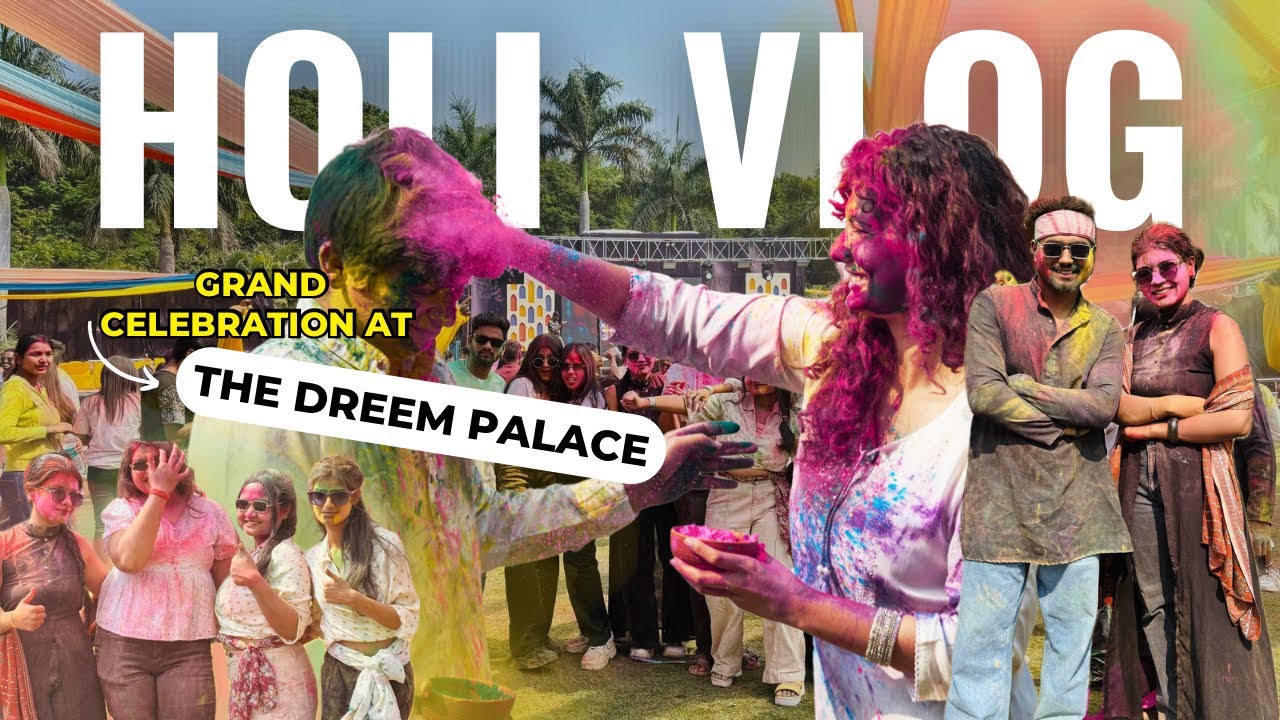 Bilaspur malang holi celebration 🎉 at the dream palace 🤩 | with Bhavna Wani | 