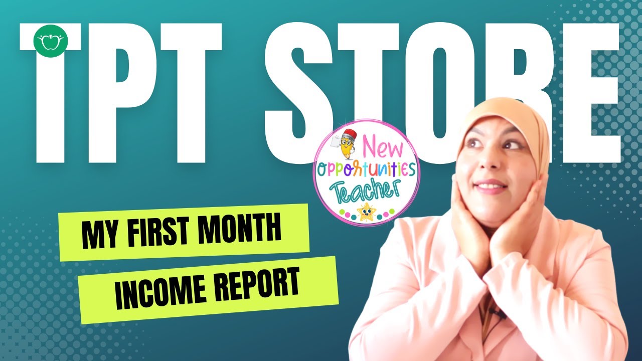 First Month Selling on Teachers Pay Teachers (Just 3 Products ...